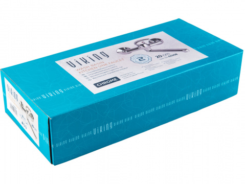 baterie umyvadlová/dřezová, 150mm, ram. 20cm, 35mm, chrom, VIKING