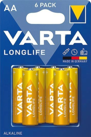 Baterie Varta Longlife LR6/6, AA, 1,5V