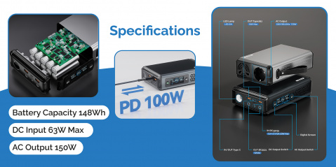 Bateriový generátor Viking VALI150