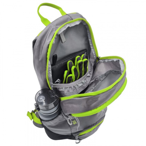 batoh Progress SPEED 15 šedo-limetkový