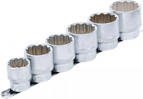 BGS Gola ořechy dvanáctihranné sada 24-38mm 1/2"