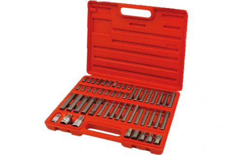 Bity Torx, XZN, Imbus, sada 51 dílů, pro ráčny 3/8“ a 1/2", Extol Premium