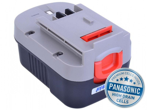 BLACK & DECKER A144, A1714 Ni-MH 14,4V 3000mAh, články PANASONIC