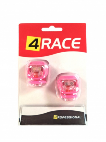 blikačka přední+zadní 4RACE LS03 silicon růžová
