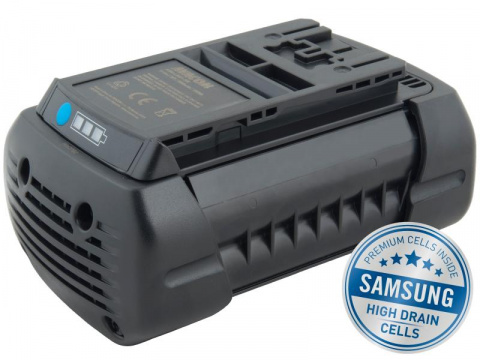 BOSCH GSR 36 V-Li, Li-Ion 36V 5000mAh, články SAMSUNG