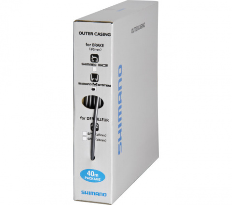 bowden brzdový Shimano 5mm 40m šedý box