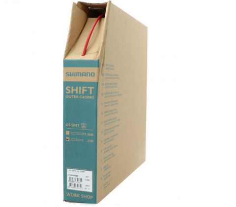 bowden řadicí Shimano SP41 25m červený box