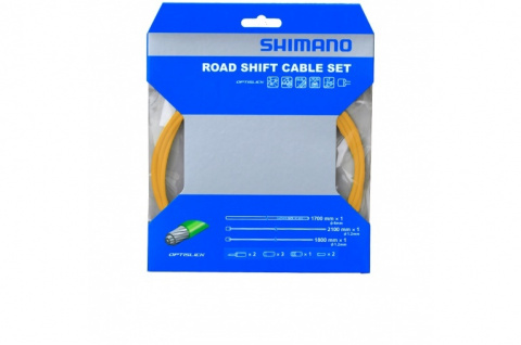 bowdeny+lanka Shimano OT-SP41 set oranžový