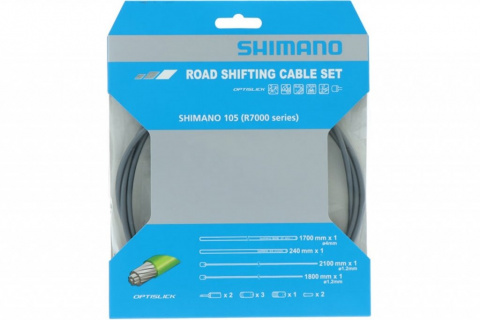 bowdeny+lanka Shimano R7000 SP41+RS900 OPTISLICK set šedý