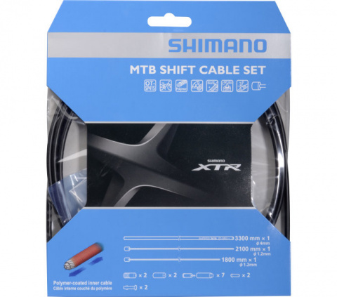 bowdeny+lanka Shimano XTR SP41 set černý