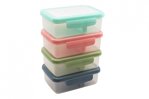 box svačinový R&B komplet SCANDI růžový