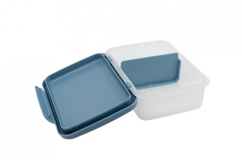 box svačinový R&B komplet SCANDI šedomodrý