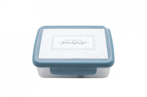 box svačinový R&B komplet SCANDI šedomodrý