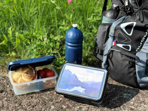 box svačinový R&B komplet UNI černý