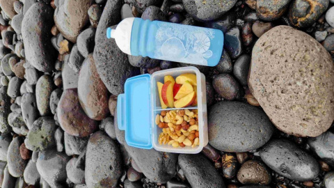 box svačinový R&B komplet UNI ledově modrý