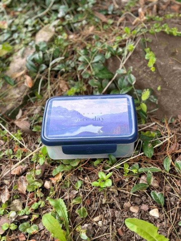 box svačinový R&B komplet UNI modrý 533