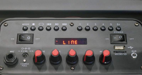 BOX35LED Fonestar přenosný reproduktor s mikrofonem