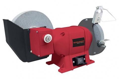 Bruska dvoukotoučová s pomaloběžným kotoučem 250 W Worcraft WPBG112