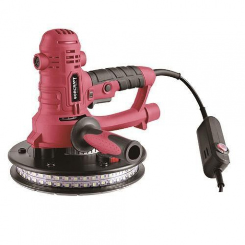 Bruska na sádrokarton 800W Worcraft DS08-180 s odsáváním, LED osvětlení