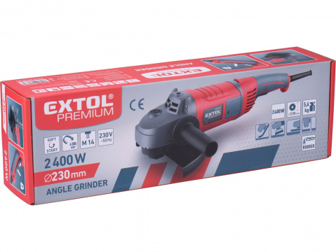 Bruska úhlová 230mm 2400 W Extol Premium 8892060
