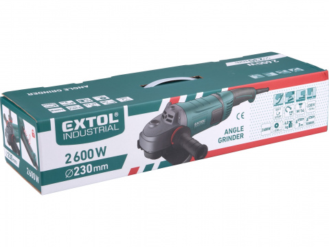 Bruska úhlová 230mm 2600W EXTOL INDUSTRIAL 8792060