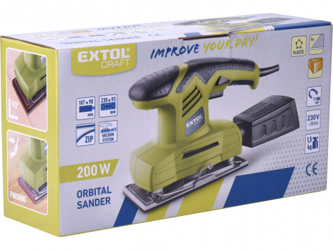 Bruska vibrační 200 W Extol 407115