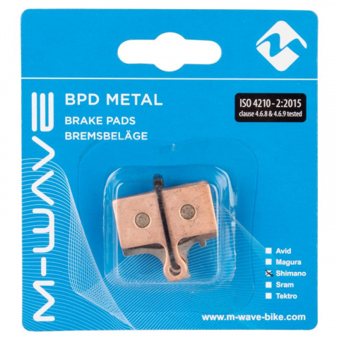 brzdové destičky M-Wave sintrované Shimano Deore, XT, XTR