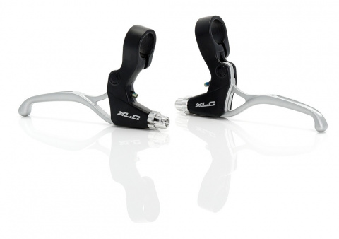 brzdové páky XLC BL-V05 P+L V-br. pro otočnou rukojeť Al černo/stříbrné