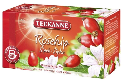 Čaj bylinný Teekanne Natural herbal, Šípek, 20 sáčků