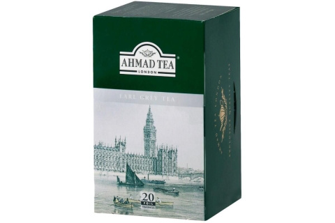 Čaj černý Ahmad, Earl grey, 20x2 g