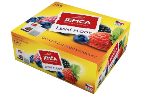 Čaj ovocný Jemča, Lesní plody, 100 sáčků