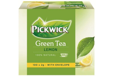 Čaj zelený Pickwick, Citron, 100 sáčků