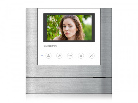 CDV-43MD bílý - verze 17-30Vdc - videotelefon 4,3", CVBS, handsfree, 2 vst.