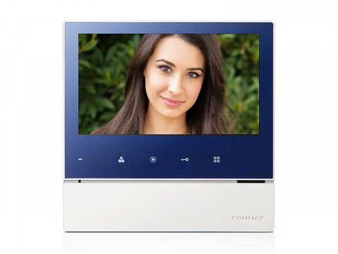 CDV-70H modrý - verze 17-30Vdc - videotelefon 7", CVBS, handsfree, 1 vst.