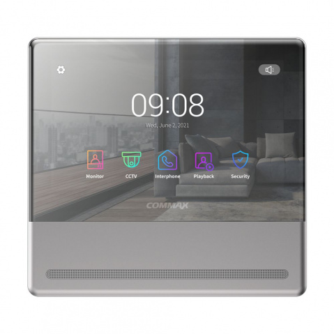 CDV-70QTD - verze 17-30Vdc - Videotelefon 7", HD/CVBS, dotyk, paměť, mobilní aplikace