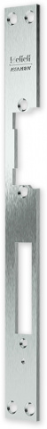 Čelní plech - 00240-01/pozink - kontakt 878, L/P, effeff, dlouhý, plochý, pozink