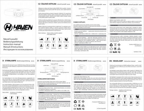 čelovka HAVEN Sweep zelená