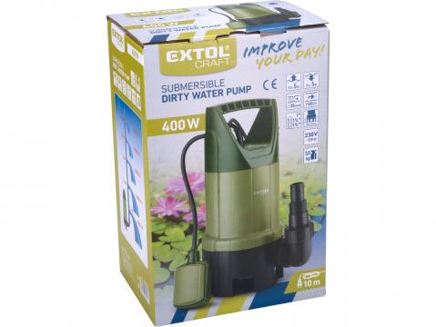 Čerpadlo elektrické kalové 400W 7500/ hod Extol