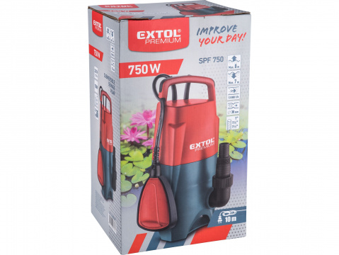 Čerpadlo elektrické kalové 750W 13000 l / hod  Extol Premium 8895007