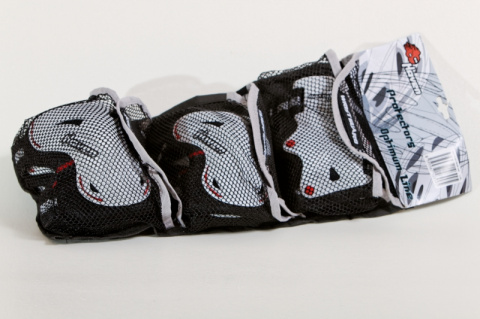 chrániče HAVEN Optimum Skate bílý set