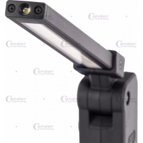 CONDOR 9421 COB LED aku svítilna kloubová, kompatní, magnetická, 3v1, 800 lm