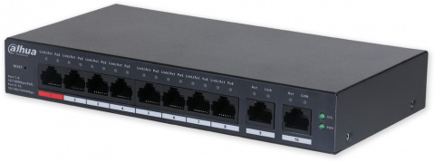 CS4010-8ET-110 - PoE switch 10/8, 8x 100 Mb PoE/2x Gb, 110W