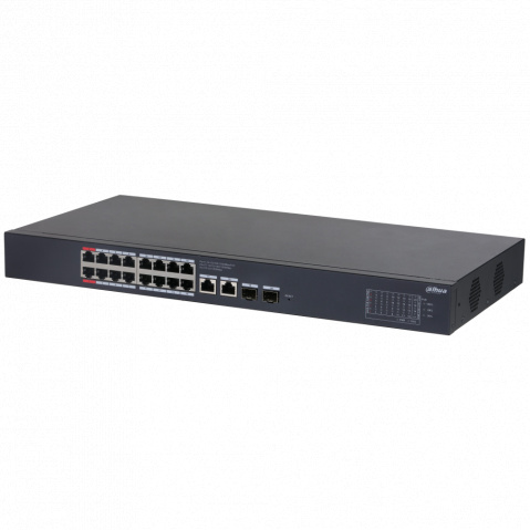 CS4220-16GT-135 - Cloud MNG PoE switch, 16 x Gb PoE, 2 x Gb RJ45, 2 x GB SFP, 135 W,police/rack 1U