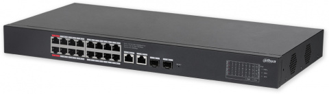 CS4220-16GT-190 - Cloud MNG PoE switch, 16 x Gb PoE, 2 x Gb RJ45, 2 x GB SFP, 190 W,police/rack 1U