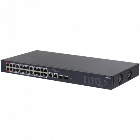 CS4226-24ET-240 - Cloud MNG PoE switch, 24 x PoE, 2 x Gb RJ45/SFP (combo), 240 W, police/rack 1U
