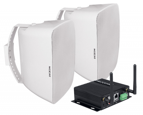 DEXON SP 652 + JPM 2032WB sestava reprosoustav a zesilovače s Bluetooth, Wifi, LAN, USB a IR