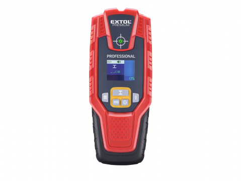 Digitální detektor kovů a elektrického vedení Extol Premium