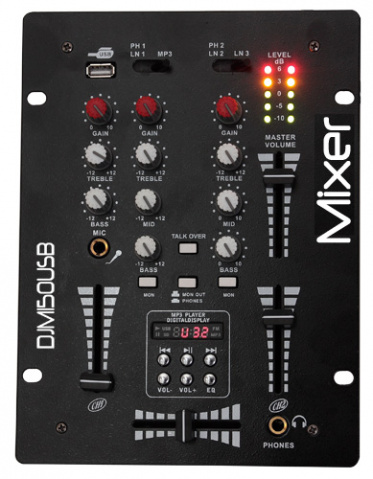 DJM150USB-BT Ibiza Sound mix. pult