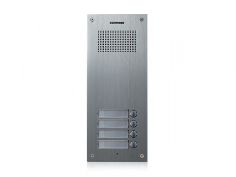 DR-4UM - dveřní stanice, audio + 4 tlačítka, 4+n