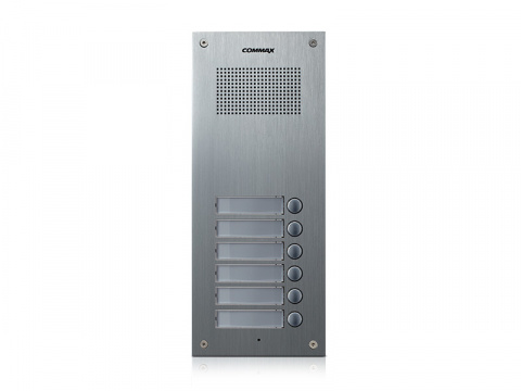 DR-6UM - dveřní stanice, audio + 6 tlačítek, 4+n